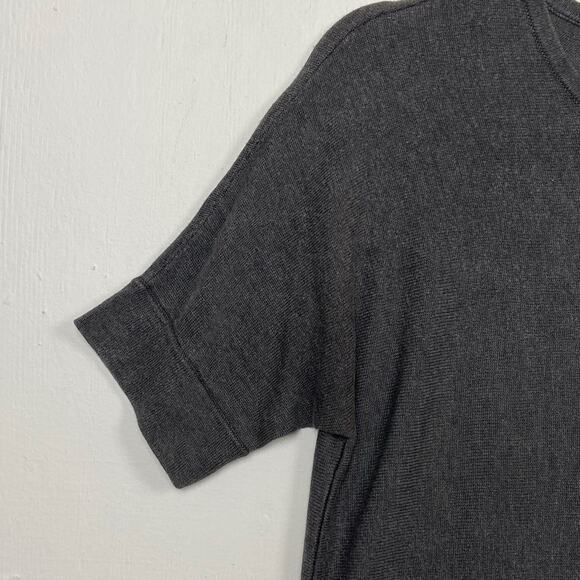 Eileen Fisher Women's Gray Short Sleeve Knit Pullover Top Small Minimalist - Picture 4 of 10